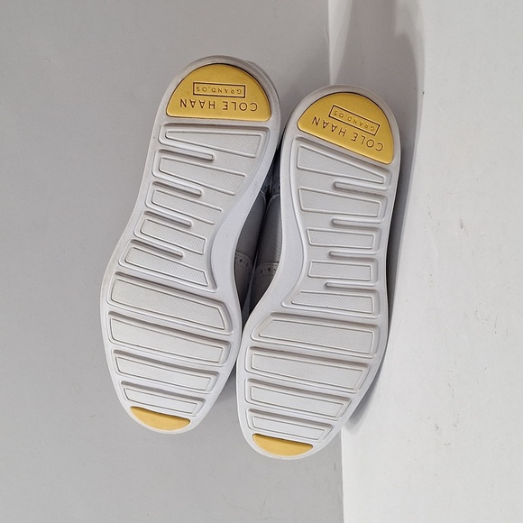 Cole Haan Men's Gray Lace Up Business Preppy Grand Wingtip Oxford Shoes Size 9M - Picture 9 of 12